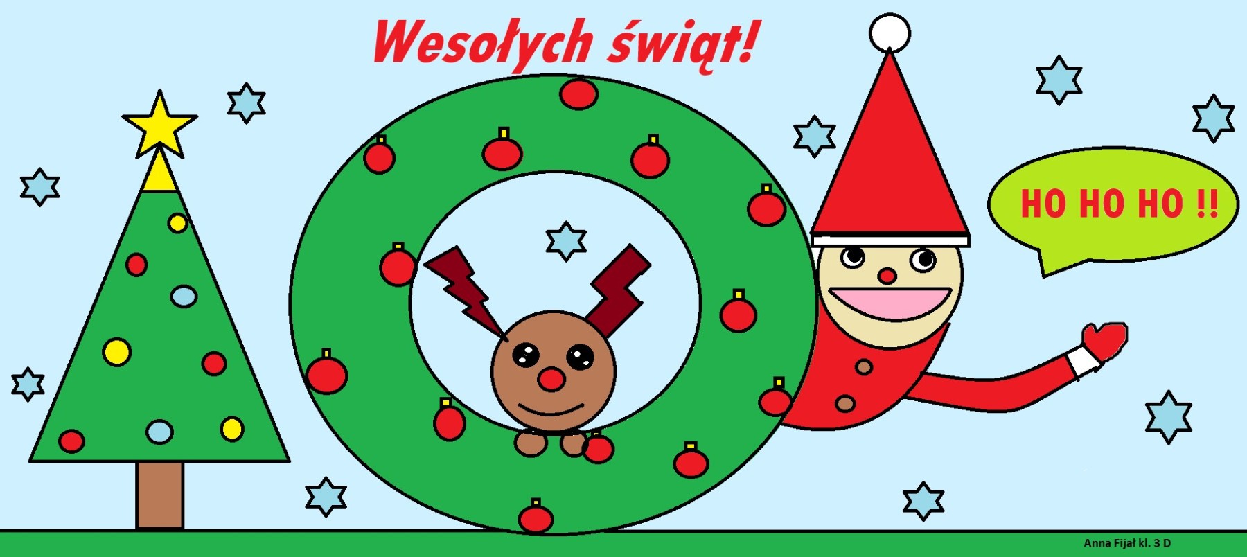 WYNIKI XXIV EDYCJI SZKOLNEGO KONKURSU „KOMPUTEROWY PROJEKT KARTKI BOŻONARODZENIOWEJ”